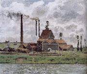 Camille Pissarro Metaponto factory near Watts oil painting on canvas